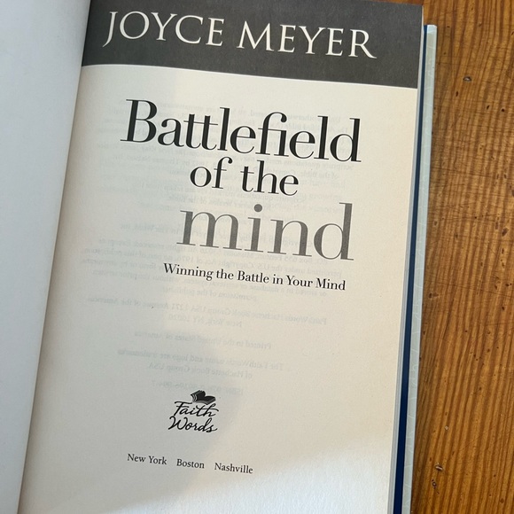 Battlefield of the Mind- by Joyce Meyer (Hardcover) - Picture 2 of 5